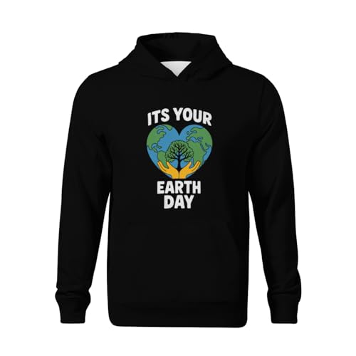 Kids It's Your Earth Day Boys Girls Lightweight Kangaroo Pocket Fleece Hoodies2