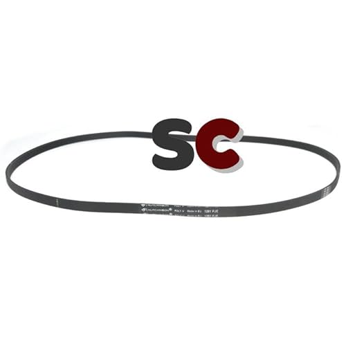 SC Solocorreas - Waschmaschinenriemen 1281 PJE (Schwarz)