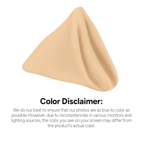 Avalon Kitchen Beige Cloth Napkins Bulk (Pack of 24) - 100% Polyester Dinner Linen Napkins Cloth Washable & Reusable - Durable with Hemmed Edges - Ideal for Parties and Weddings (17x17 Inches) by Avalon Kitchen - Used condition - Image 7