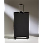 ANTLER - Soft Stripe Large Luggage - 31" Softside Suitcase, Durable, Lightweight & Expandable, 4 Spinner Wheels - Adjustable Handle, TSA Lock, Black - Image 5