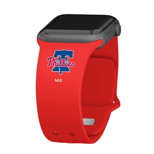 Philadelphia Phillies HD Elite Edition Watch Band Compatible with Apple Watch (42/44/45mm Short)
