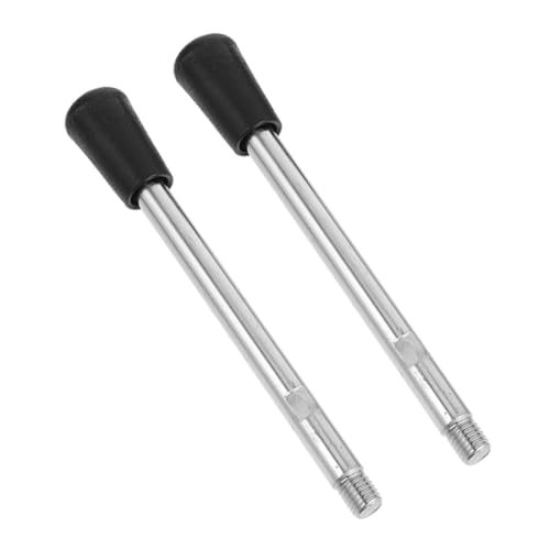 BIUDECO 2pcs M10 Threaded Metal Revolving Crank Clamping Handles 200mm Long Machine Handwheel Grip for Drill Press and Milling Machine Industrial Equipment