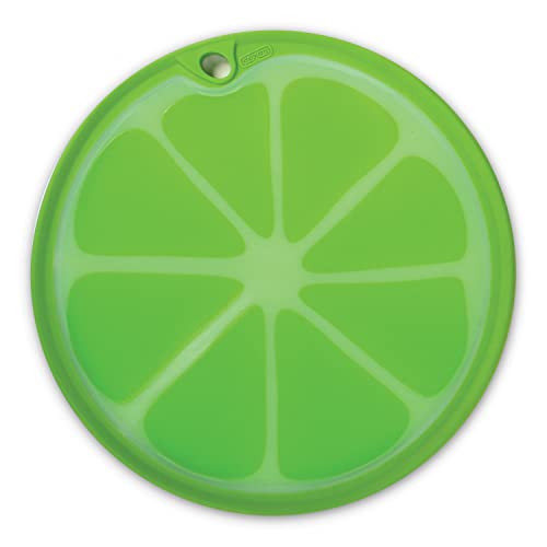 Dexas Citrus Slice Cutting Board/Serving Board 9 inches, Lime by Dexas - Used condition - US$8.81