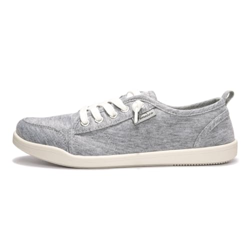 Image of Womens Slip On Shoes, Casual Canvas Tennis Sneaker Shoes