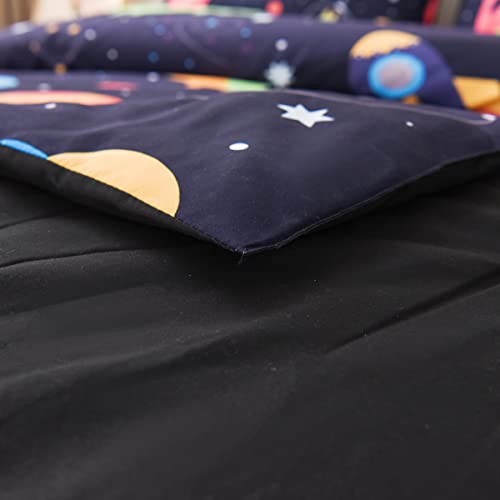Ntbed Space Dinosaur Comforter Set For Boys Girls Kids Rocket Planet Lightweight Microfiber Bedding Sets,Twin #TOP3