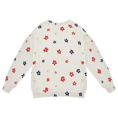 JUNZAN Retro Colorful Flowers Kids Boys Pullover Hoodie Long Sleeve Sweatshirts for Boys Athletic 4T2