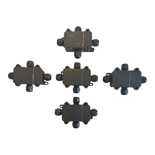 Connecteur étanche IP68 en croix à 4 fils pour câble de 5-8 mm