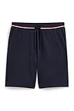 C&A Herren Pyjamahose Regular Fit Unifarben Baumwolle dunkelblau XL