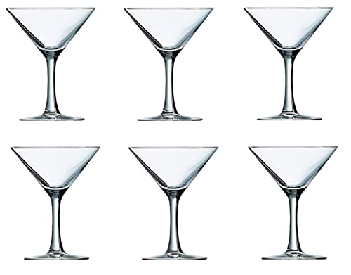 6 x Luminarc Martini Glass