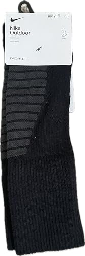 Nike OUTDOOR WOOL BLEND CUSHIONED CREW SOCKS 1 PAIR SIZE MEN 8-12 / WMN 10-13