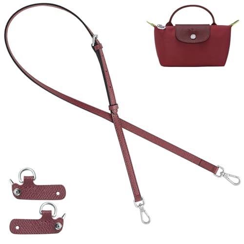 Image of Jiesinlov Leather Bag Shoulder Strap Replacement Crossbody Adjustable Conversion Kit Fit for Mini Pouch