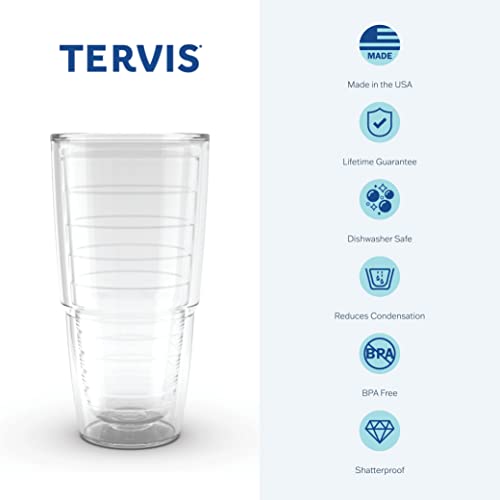 Tervis Front & Back Pig Made in USA Double Walled Insulated Tumbler Travel Cup Keeps Drinks Cold & Hot, 24oz - No Lid, Clear by Tervis - Image 3