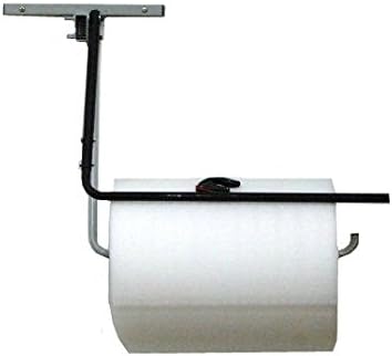 12" Single Arm Wall Mount Bubble Cushioning Wrap & Foam Roll Dispenser w/Slide Cutter