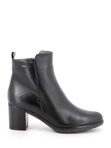 Bottines femme IGI&CO 6692400 noir anti-fatigue en cuir souple