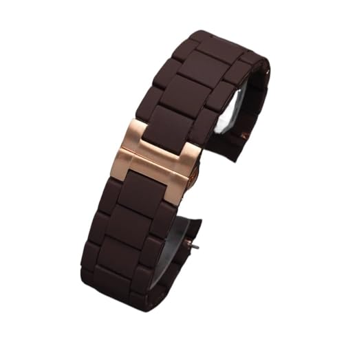 [X] VR[SNbh|vohA}[juXbg Fit For AR5889/5890/5905/5920/5906 j 23 ~[gƏ 20 ~[gXgbvv`F[(Brown-rose gold,23mm)