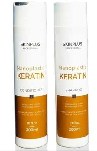 SKINPLUS Nanoplastia Keratin Shampoo & Conditioner 300ml x 2