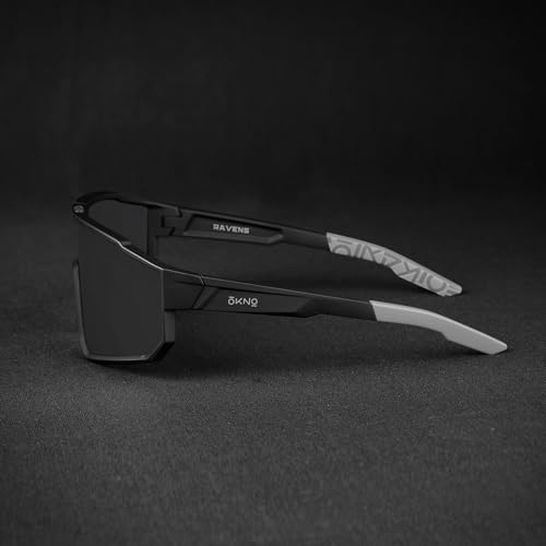 Image of OKNO Eyewearlabs Sunglasses For Men & Women | Polarized Sports Over-Sized Unilens Wrap-Around Branded Stylish Spectacles | 100% UV Protection Shades | Cricket Sports Cycling Driving Trekking & More