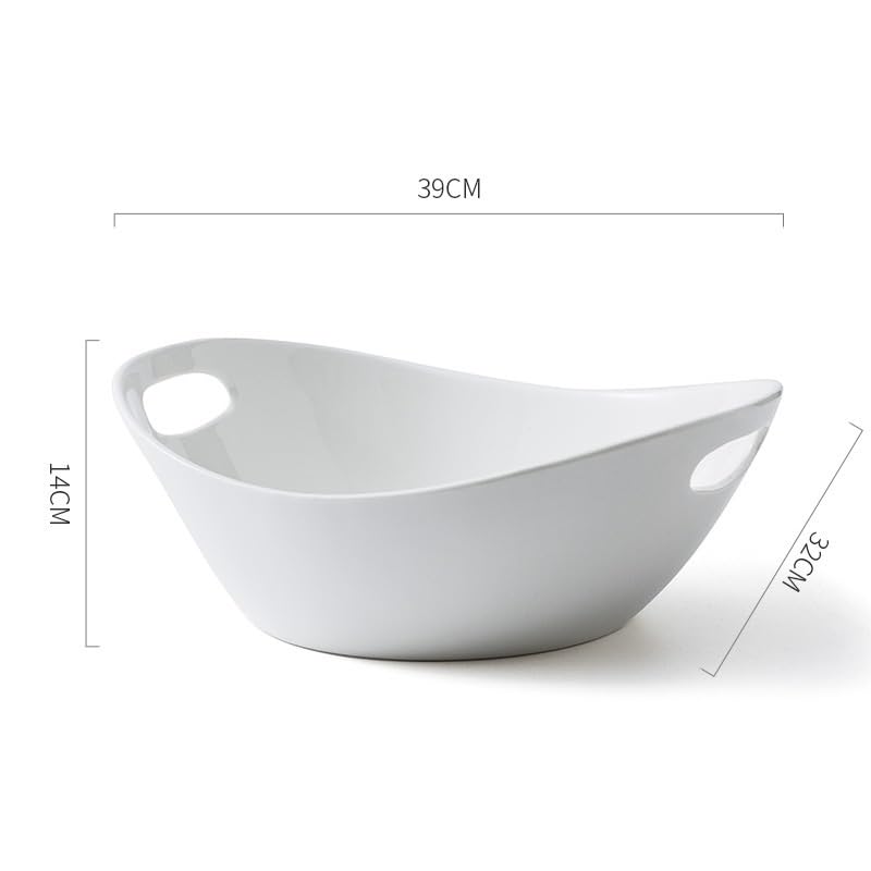 Piatti Cena Piatto creativo for hotel, piatto da ristorante occidentale, grande piatto in ceramica Forniture Per Feste(L)