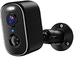 Security Cameras Wireless Outdoor 2K 3MP Battery Powered WiFi Cameras Color Night Vision 2-Way Talk Motion Detection Spotlight/Siren for Home Security Cloud/SD Storage Waterproof Indoor Camera(Black)
