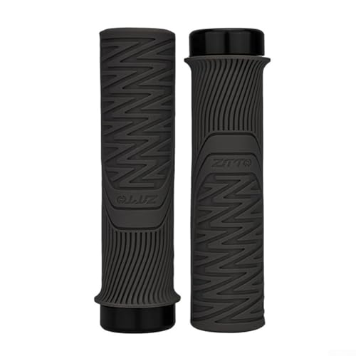 Jonikuper Lock-On Mountain - Empuñaduras de manillar de bicicleta, agarre texturizado antideslizante para manillar de 22,2 mm, material compuesto suave para mayor comodidad y seguridad en carretera y