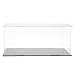 Produktbild Klare Acryl Display Staubdicht Box Schaukasten Präsentationsbox Aufbewahrungsbox mit Schwarze Basis - # 1