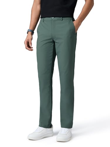 Image of XYXX Men Soft Stretch All Day Quick Dry Slim Fit Casual Pants