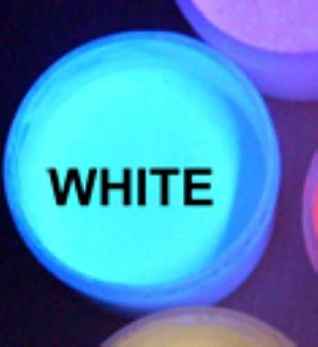 Six Color Uv Reactive Fluorescent Invisible Neutral Acrylic Paint Set- 1/2Oz Pots #TOP2
