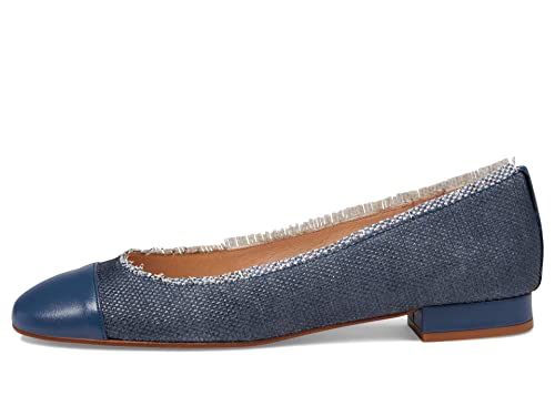 French Sole Imply Navy Raffia 8.5 M4