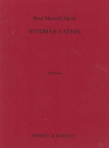 Stedman Caters: flute, clarinet, percussion, harpsichord, viola and cello. Partition.      Sheet music – January 1, 2000