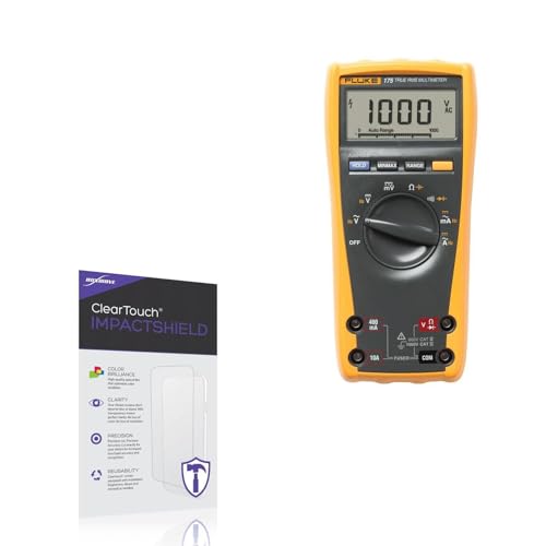 BoxWave Screen Protector Compatible with Fluke 175 - ClearTouch ImpactShield (2-Pack), Impenetrable Screen Protector Flexible Film