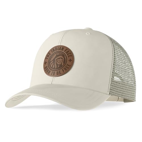 The Indian Face® Casquette de Camionneur réglable pour Homme et Femme avec Fermeture réglable – Casquette de Surf en Maille avec visière incurvée –...