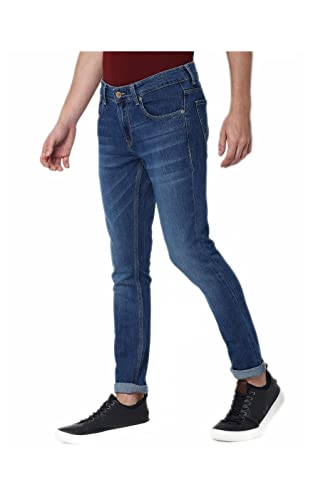 Image of Spykar Men's Skinny Fit Low-Rise Casual Jeans