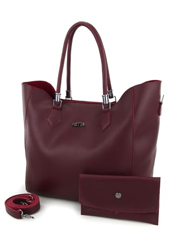 Bolsa Sacola Transversal e Necessarie Retta (Vinho)