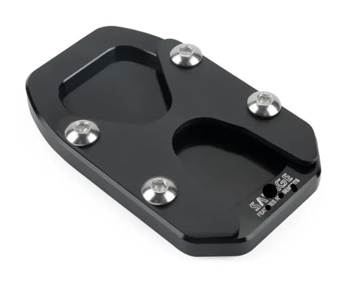 Plaque d'extension latérale en alu CNC pour béquille moto Yamaha XSR et MT