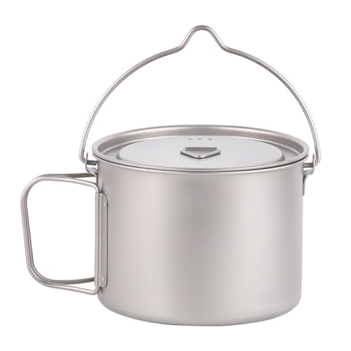 Casserole titane camping pliante, popote de cuisine outdoor et bivouac - 4