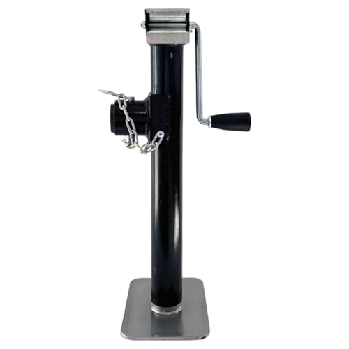 Sollevatore per rimorchio, sollevatore per rimorchio con poggiapiedi, di supporto in acciaio altamente resistenti con una capacità di carico di 1763 libbre | Cric a forbice in acciaio, cric per