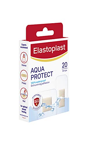 Elastoplast Aqua Protect Plasters 100% Waterproof (20), Waterproof Plasters Ideal For Washing, Showering, Bathing And Swimming Plasters Waterproof #TOP2