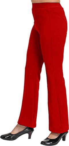 Image of YOZO Women's Regular Fit Cotton Blend Trouser