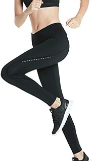 TSLA CLSL Winter Thermal Running Fleece Lined Pants Cycling Tights w Rear Pocket