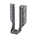 Simpson Strong-Tie HU Galvanized Face-Mount Joist Hanger for 1-3/4 in. x 7-1/4 in. Engineered Wood