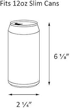Amazon.com: HoroM 12 oz Slim Can Cooler Neoprene Can Sleeves ...