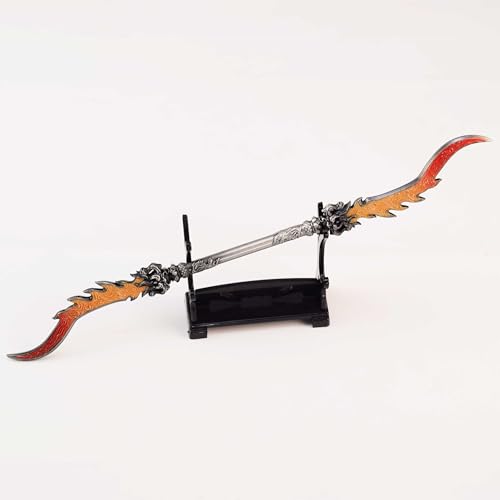 Superbuybox Black Myth ?Wu Kong Guangzhi's Weapon Red Tides Spear Blades Room Desk Decoration Game Collection Backpack Pendant Gift