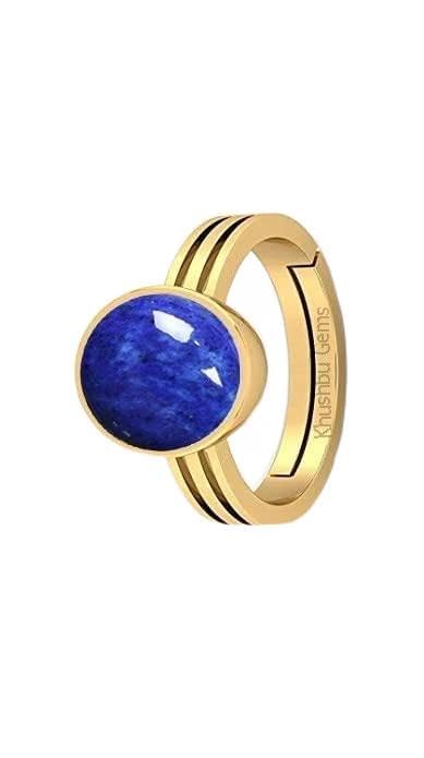 Lapis Lazuli naturel véritable bague Lajwart 12.25 Ratti