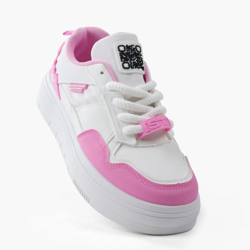 Image of SOLETHREADS BAE Sneakers for Women | Stylish & Fashionable| Comfortable|Walking Shoes| Lightweight Flexible| Skid-Resistant| Everyday |Casual Shoes for Women