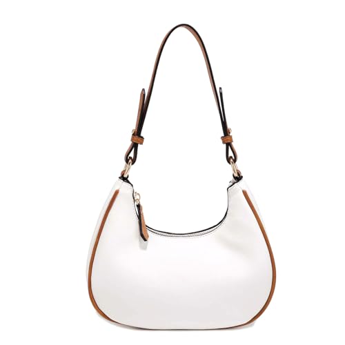 LA TERRE Small Crescent Shoulder Bag Under the Arm Purse Handbag for Women