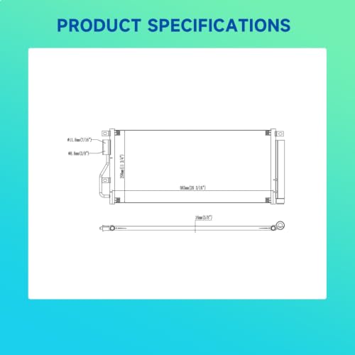 Besuto 4759 Air Conditioning A/C Condenser Compatible with 2015-2020 Buick Encore 1.4L L4 & 2016-2020 Chevrolet Trax 1.8L L4，Replace# 95410841 AUC4759 by Besuto - Used condition - Image 4