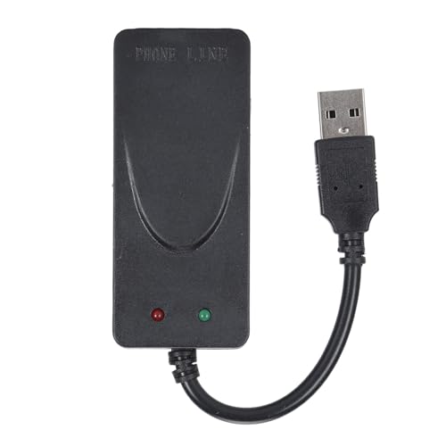 External Hardware, USB 56K External Dial Up Fax, Data Modem RJ11 Ports Support Caller ID Computer Laptop Fax Modem for for Linux by ASHATA - Image 9