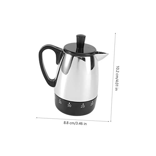 Yardenfun Timer Wind Up Kettle Pattern 60 Min Mechanical Kitchen Timer Cute Manual Reminder for Time Management by Yardenfun - Used condition - Image 9