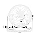 Mini ventilateur de bureau silencieux USB pour la maison (blanc, taille unique)