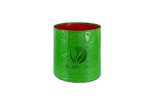 Karan HANDICRAFTS Generic HDPE Gardening Grow Bag, Nursery Cover Green Bags, Indoor & Outdoor Grow Containers for Vegetables Fruits Flowers. Pack of 2